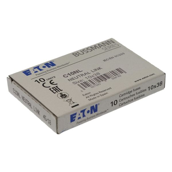 Neutral link, LV, 32 A, 10 x 38 mm, IEC image 12