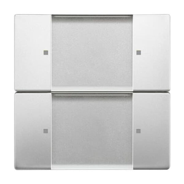 6735/01-866 CoverPlates (partly incl. Insert) Remote control Stainless steel image 2