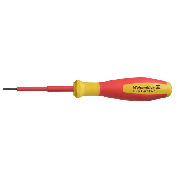 Slotted screwdriver, Blade thickness (A): 0.4 mm, Blade width (B): 2.5 image 1