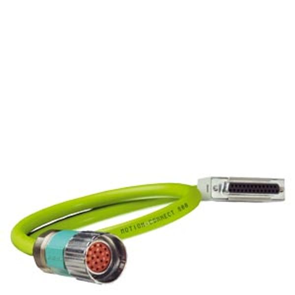 Signal cable pre-assembled type: 6FX8002-2CP00 for handwheel 840D on COM board 6FX8002-2CP00-1AJ0 image 1