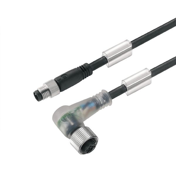 Sensor-actuator Cable (assembled), Connecting line, M8 / M12, Number o image 1