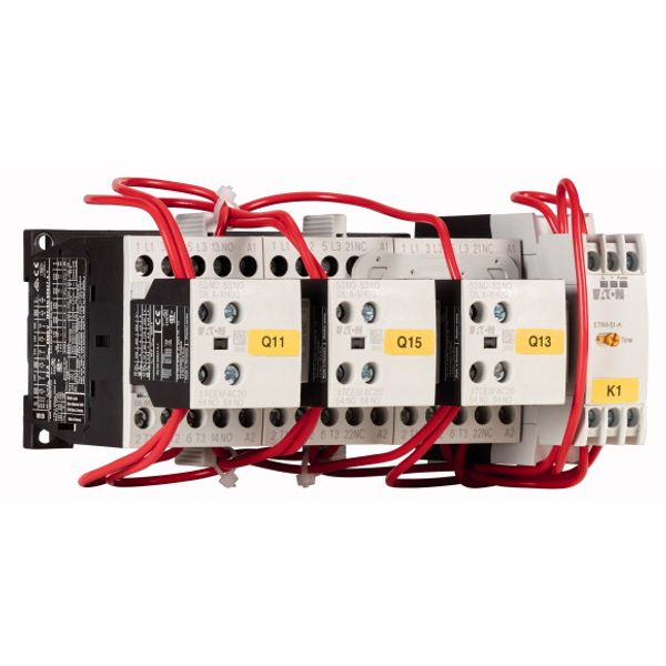 Star-delta contactor combination, 380 V 400 V: 11 kW, 24 V DC, DC operation image 4