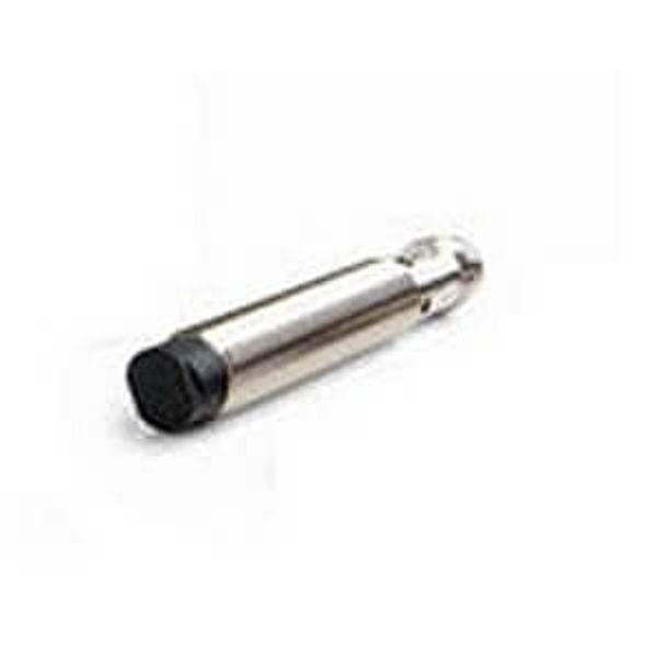 Proximity sensor, inductive, nickel-brass, short body, M12, unshielded image 1