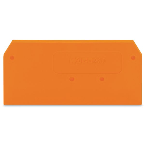 End and intermediate plate 2.5 mm thick orange image 5