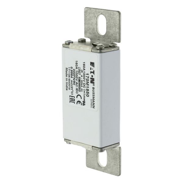 Fuse-link, high speed, 160 A, DC 1000 V, size 000, 24 x 36 x 115 mm, aR, IEC, visual indicator image 16