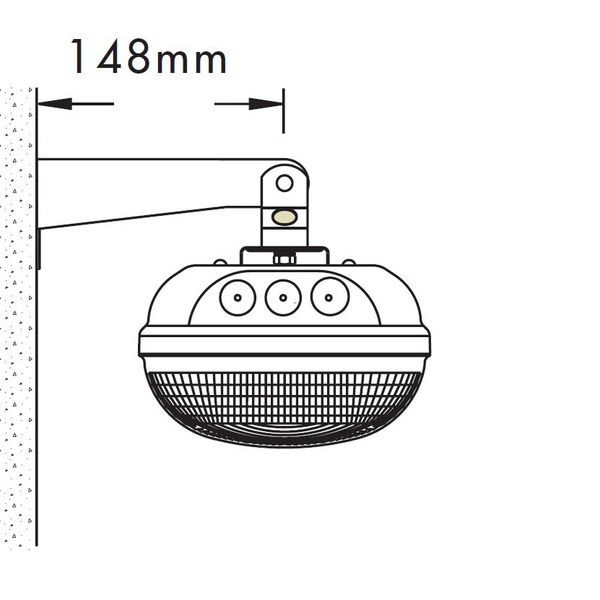 Linda wall mounting set 90ø for 18/36/58W image 1