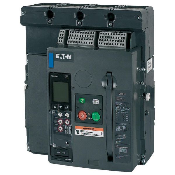 Circuit-breaker, 4 pole, 630A, 50 kA, P measurement, IEC, Fixed image 3