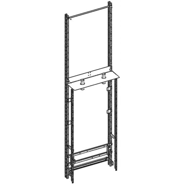 2/8MWR1 Mounting chassis, Rows: 0, 1800 mm x 500 mm x 350 mm image 9