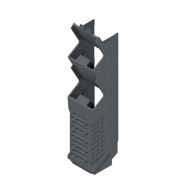 Side element, IP20 in installed state, Plastic, Graphite grey, Width:  image 2