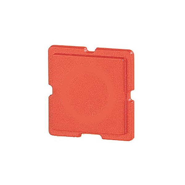 Button plate, 25 x 25 mm, red image 3