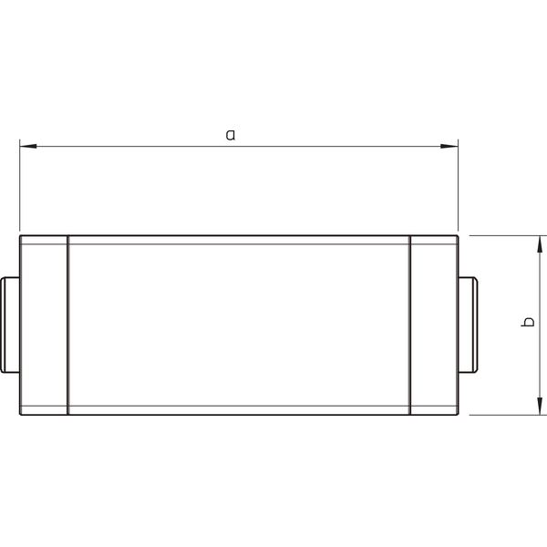 WDK HK40090RW T- and crosspiece cover  40x90mm image 2