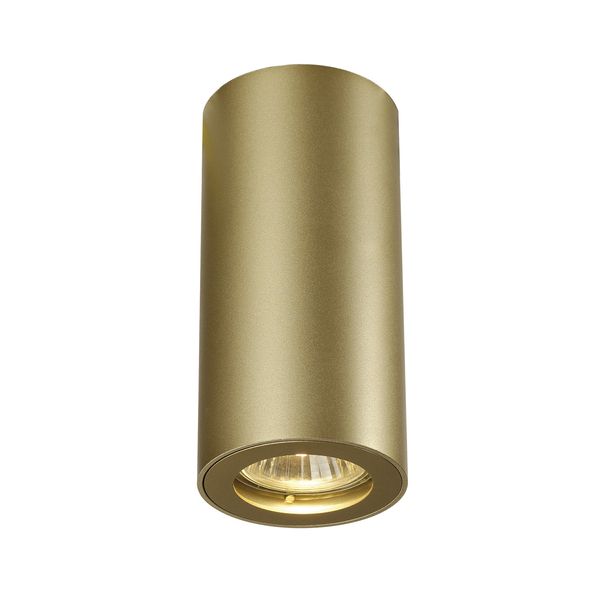 ENOLA_B ceiling luminaire, CL-1, GU10, max. 35W, brass image 1