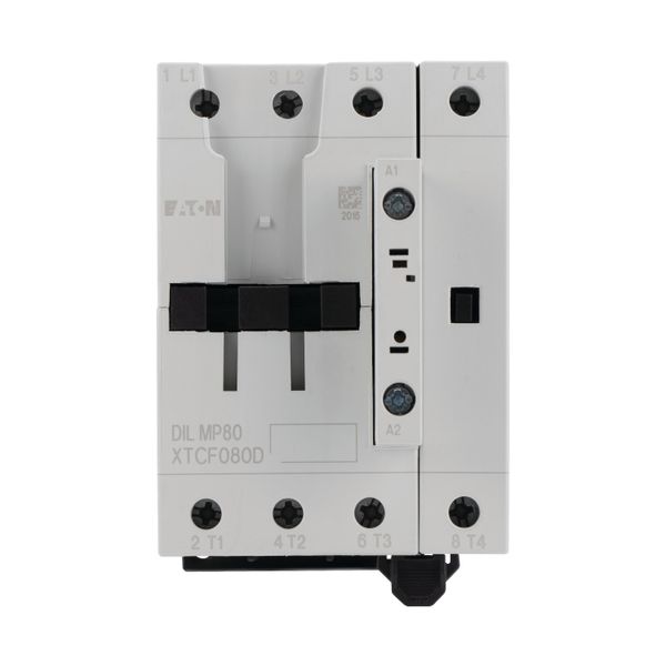 Contactor, 4 pole, 80 A, RDC 24: 24 - 27 V DC, DC operation image 8