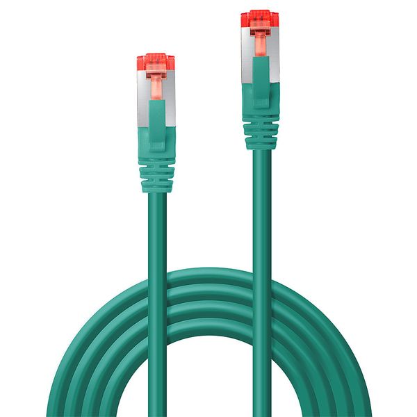 20m Cat.6 S/FTP Network Cable, Green RJ45, M/M, 250MHz, Copper, 27AWG image 2