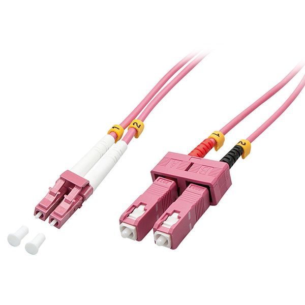 Fibre Optic Cable LC/SC OM4, 5m 50/125µm, Multimode image 1