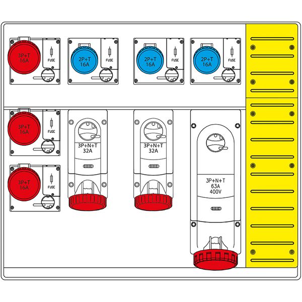 APPLIANCE INLET 3P+N+E IP44 16A 9h image 2