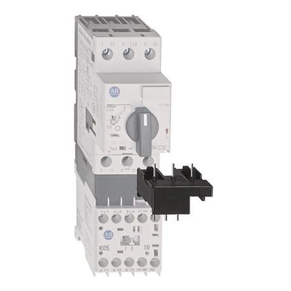 Allen-Bradley 140M-C-PEC23 Connecting Module, 25 A, Electrical & Mechanical Interconnection of 140M-C to 100-C09 √ C23, Single DIN Rail Mounting, For 100-C AC &DC Electronic Coils image 1