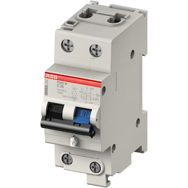 FS451E-B13/0.03 Residual Current Circuit Breaker with Overcurrent Protection image 1