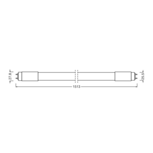 LED TUBE T8 HF P 1500 mm 20W 830 image 7