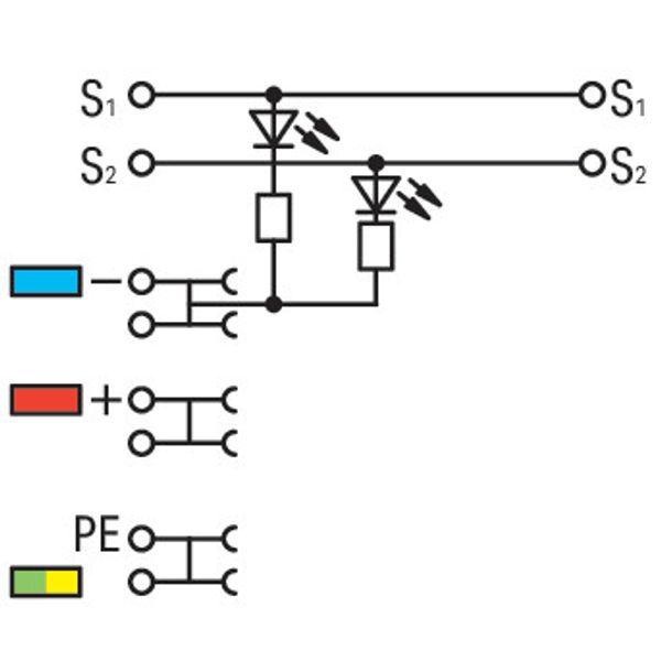 2000-5410/1102-950 4-conductor sensor terminal block; LED (yellow); for PNP-(high-side) switching sensors image 5