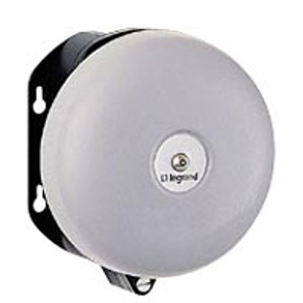 Bell - for industrial and alarm use - IP 44 - IK 07 - 24 V~ - Ø150 mm gong image 1