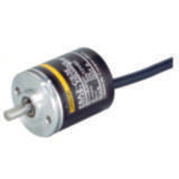 Encoder, incremental, 100ppr, 12-24 VDC, NPN open collector, 0.5 m cab E6A21015B image 3