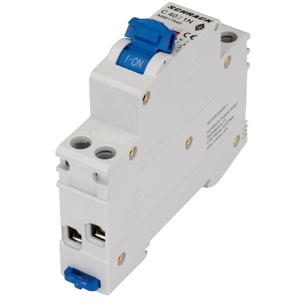 Miniature Circuit Breaker (MCB) AMPARO 6kA, C 40A, 1+N, 1MW image 6