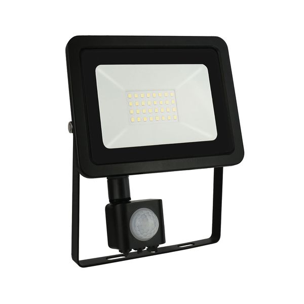 NOCTIS LUX 2 SMD 230V 30W IP44 WW black with sensor image 5