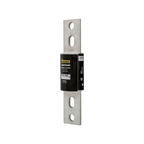 Eaton Bussmann Series KTU Fuse, Current-limiting, Fast Acting Fuse, 600V, 900A, 200 kAIC at 600 Vac, Class L, Bolted blade end X bolted blade end, Melamine glass tube, Silver-plated end bells, Bolt, 2.5, Inch, Non Indicating image 15