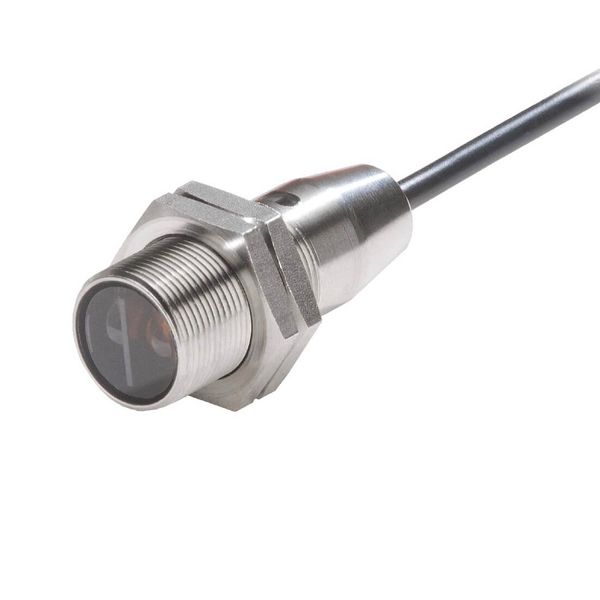 Photoelectric sensor, M18 threaded barrel, stainless steel, red LED, t E3FC7037D image 3