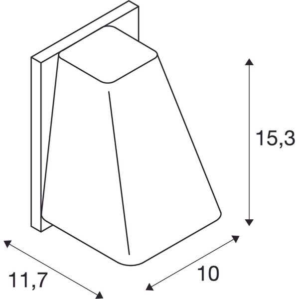 WALLYX GU10 wall lamp, max. 50W, IP44, anthracite image 4