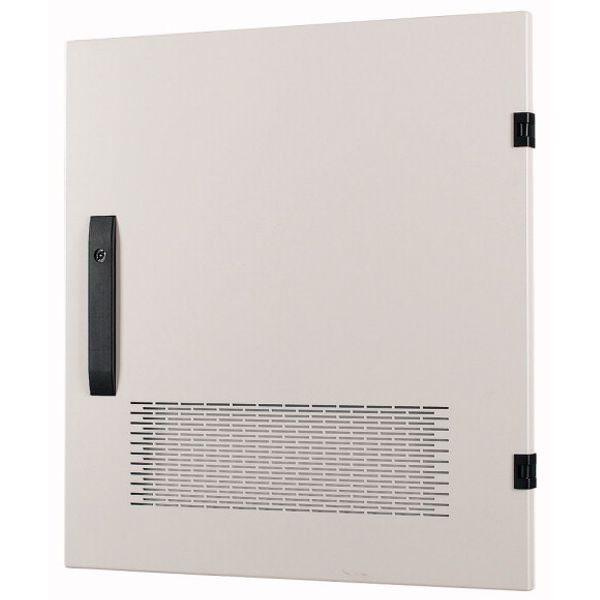 Door to switchgear area, ventilated, IP30, left, HxW=600x800mm, grey image 1