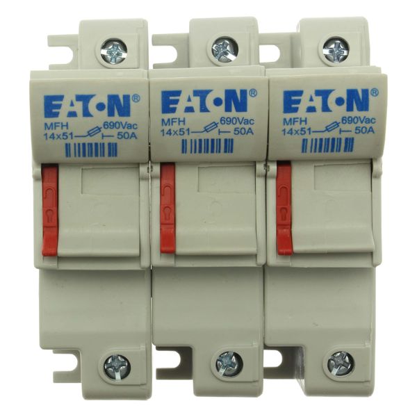 Fuse-holder, low voltage, 50 A, AC 690 V, 14 x 51 mm, 3P, IEC image 14