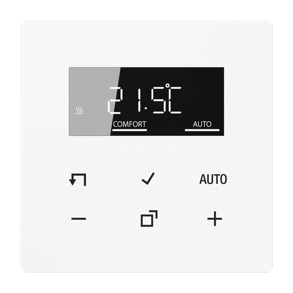 Standard room thermostat with display TRDLS1790WW image 1