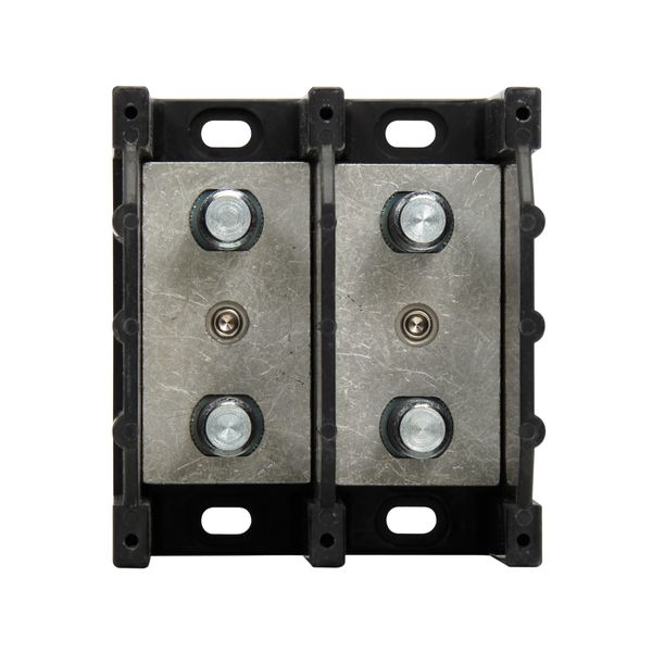 Terminal block, low voltage, 400 A, AC 600 V, DC 600 V, 2P, UL image 1