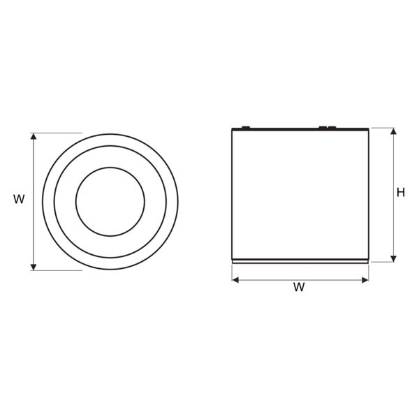 SALINO 242 LED 18W 1900lm/840 UGR image 2