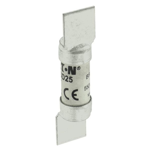 Fuse-link, LV, 25 A, AC 550 V, BS88/F2, 14 x 68 mm, gL/gG, BS image 12