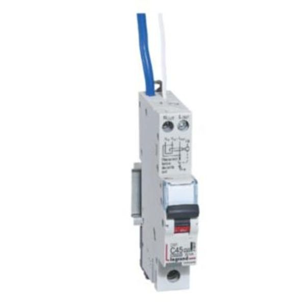 RCBO DX3 10000A 1 pole 45A curve C type A 30mA image 1