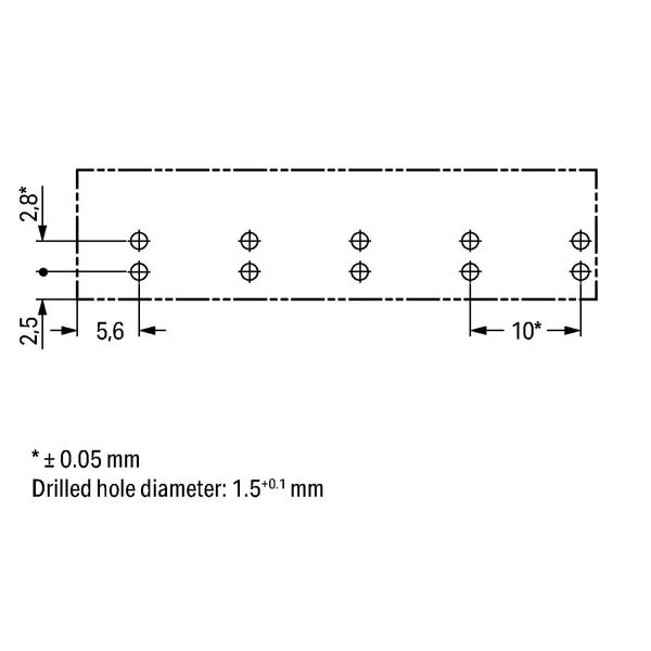 Plug for PCBs straight 5-pole light green image 3