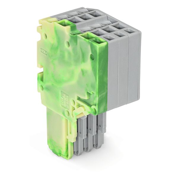 2-conductor female connector Push-in CAGE CLAMP® 1.5 mm² green-yellow/ image 1