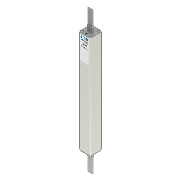 Fuse-link, high speed, 63 A, DC 4000 V, compact size 1, 57 x 70 x 414 mm, aR, IEC, no indicator, 471 mm centres image 1