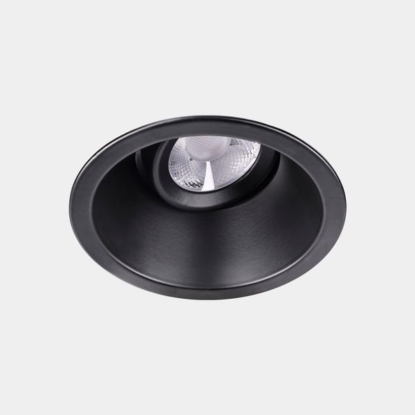 Downlight Play High Visual Confort Round Adjustable 6.4W LED neutral-white 4000K CRI 90 27.7º Black IP23 626lm image 1