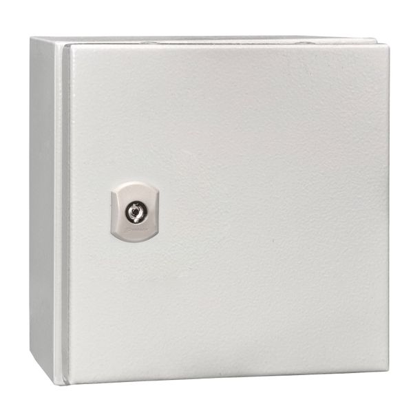 Wall-mounted enclosure 1 door IP65 H=250 W=250 D=155 mm image 1