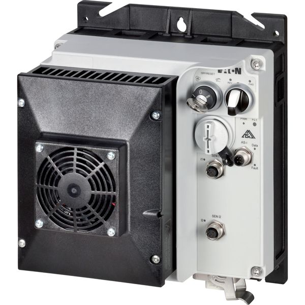 Speed controllers, 8.5 A, 4 kW, Sensor input 4, 180/207 V DC, AS-Interface®, S-7.4 for 31 modules, HAN Q5, with fan image 5
