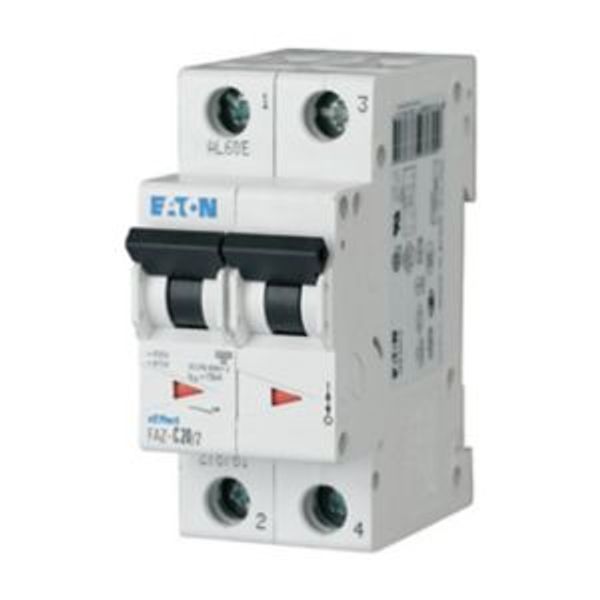 Miniature circuit breaker (MCB), 4 A, 2p, characteristic: C image 13