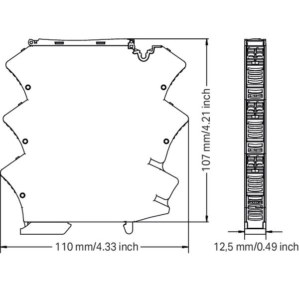 Isolation amplifier Bipolar current and voltage input signal Bipolar c image 6