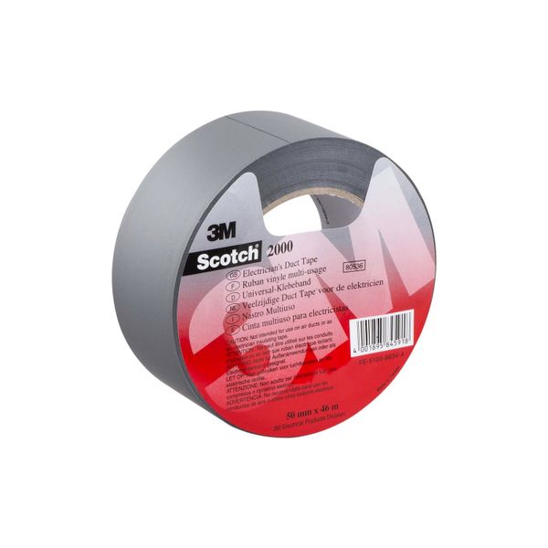 Scotch® Electricians Duct Tape 2000, Grey, 50 mm x 46 m image 3