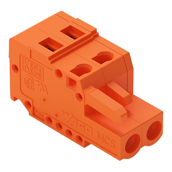 1-conductor female connector CAGE CLAMP® 2.5 mm² orange image 5