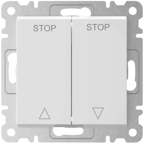 lumina - Double switch for blinds - white image 1