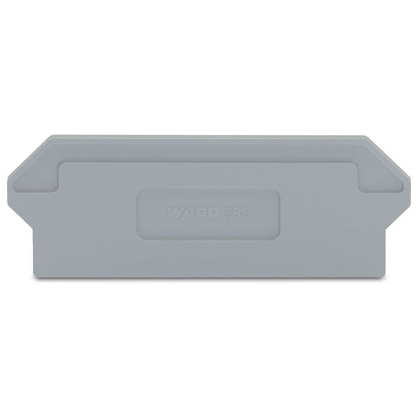 Separator plate 2 mm thick oversized gray image 3